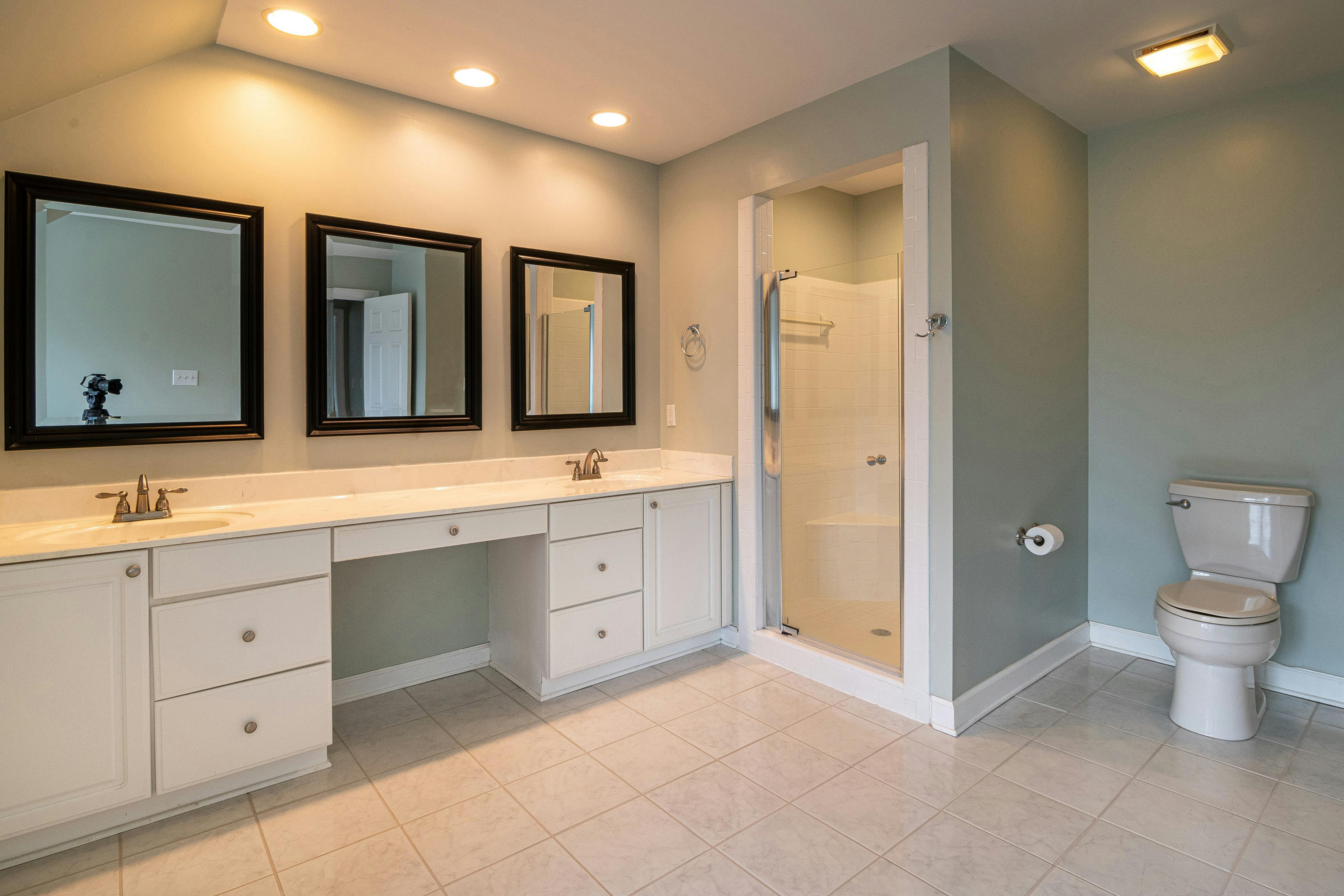 Modern bathroom showcasing quality property management